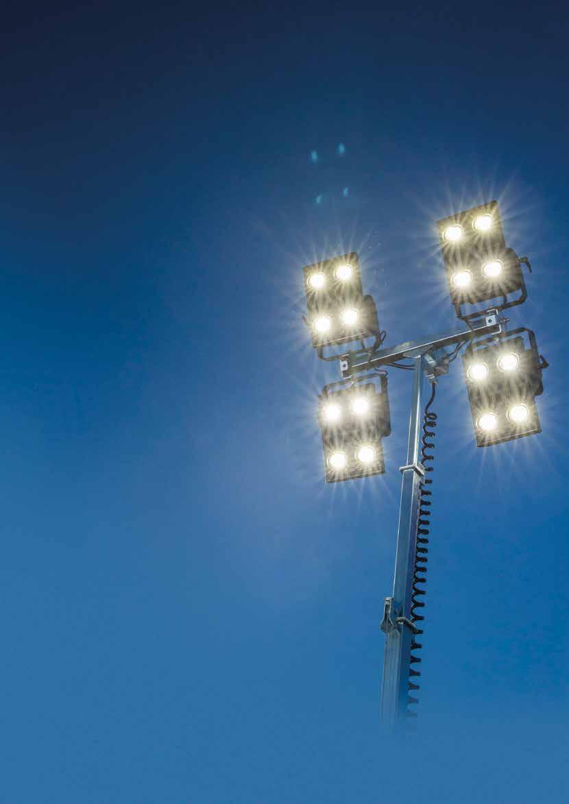 A FOR EVERY NEED The range of light towers were designed to offer the widest choice