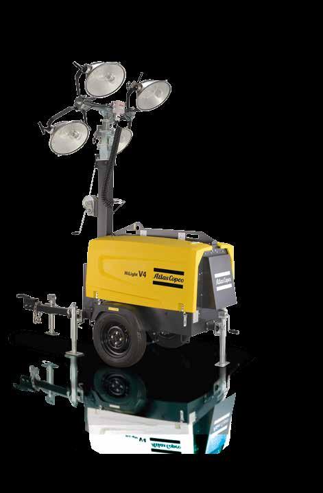 Light EXTRA SAFETY FEATURES Manual vertical mast TRANSPORT EFFICIENCY Metal Halide 6.000 16 ut 13m Truck 30.