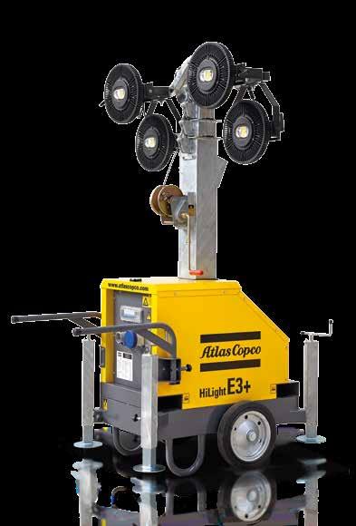 Light ENVIRONMENTALLY FRIENDLY No liquids and add no emissions EXTRA SAFETY FEATURES Manual vertical mast