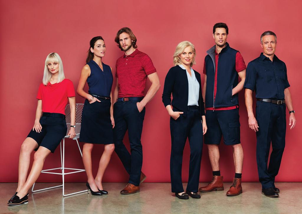 BIZ SEPARATES STYLE ON THE MOVE Biz Separates Detroit and Lawson ranges combine to create a casual workplace style that s functional, durable and maintenance