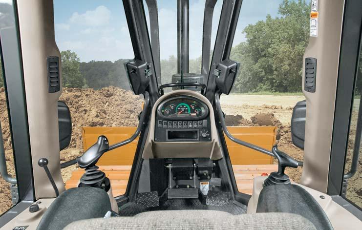 L SERIES CRAWLER DOZERS 750L I 850L Wide-open visibility and unbeatable comfort The fi rst thing you ll notice on the Case 750L and 850L is how easy it is to get into the cab with the wide doors.