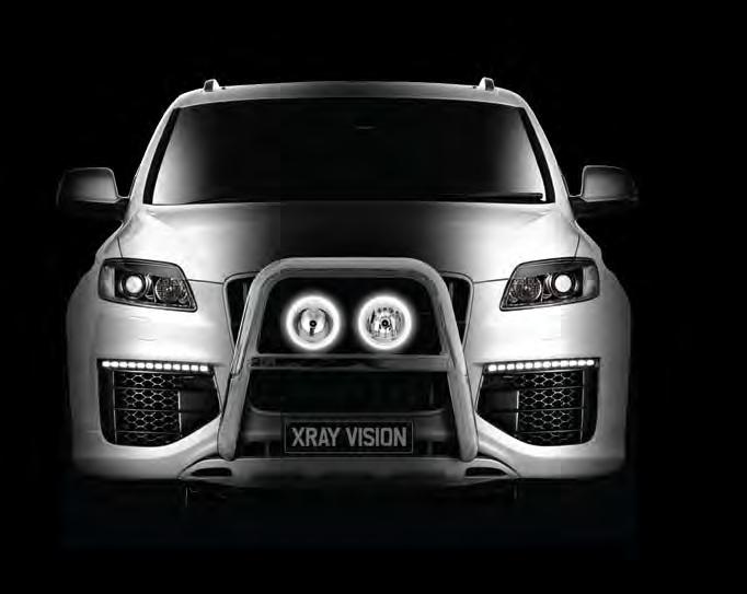 Xray Vision lights also utilise stateof-the-art manufacturing processes to produce die-cast alloy free-form reflectors that are then vacuum aluminised to give a flawless mirror finish.