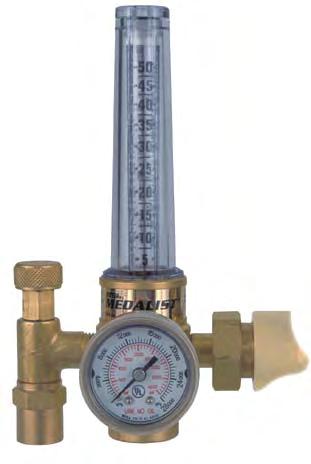 Medalist 1400 Series HRF Flowmeter Features Single stage piston design Argon, Argon/CO2 mix & CO2 models Maximum inlet pressure: 3000 PSIG/204 BAR 25 PSIG/1.7BAR or 80 PSIG/5.