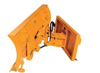 SNOW HANDLING Snow Blade (BLS) Efficient snow removal in one go 30 hydraulic orientation, 2 cylinders Strong