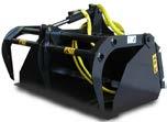 BUCKET RANGE Grapple Bucket (BG) Designed for agricultural applications All-year-round attachments offering a wide