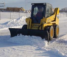 SWEEPER AND CLEANER RANGE Snow Blade (BLS) Efficient snow removal in