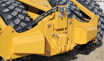 yd. Required HP: 325+ Width of Cut: 126 Apron Clearance: 56 Depth of Cut: 8 Depth of Spread: 0-18 Ground Clearance at Blade: 18 Pushoff Cylinder (2): 4 x 60 Apron Cylinder