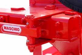 ) allow to manage high amount of crop residues even at the narrowest working width and to apply easily different skimmers and