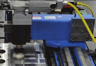 All gears and drives are permanently lubricated and sealed to allow operation in any position. Powerful Hydraulic, pneumatic, and electric motors are available to provide power for milling spindle.