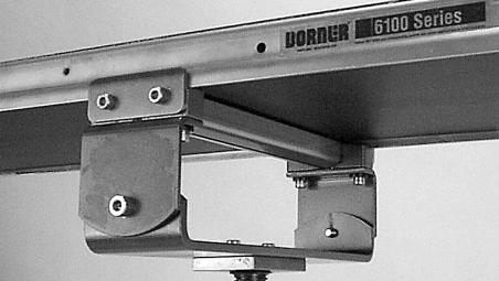 Attach clamp plates on each side of conveyor (Figure 15).