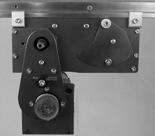 Remove three (3) screws (AJ of Figure 24) and remove gearmotor mounting package. AD AE AJ Figure 21 4. Loosen tensioner (AF of Figure 22). AF Figure 24 7.