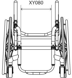 XY080 Front seat taper design FRONT FRAME AND FOOTREST Front Frame Options Specify width Optimise measurements (XY010-100) XY100 Footrest round design (Minimum 60) Footrest Design & Measurements