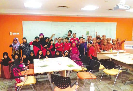 Bengkel Ceria Berbahasa Malaysia Seramai 37 anak-anak yatim dan kurang bernasib baik dari Rumah Amal Raudhatul Jannah, Pusat Jagaan Telaga Kasih Nur Muhammad dan Pusat Jagaan Kanak-Kanak Yatim/Miskin