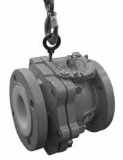 The valve is to be stored in its protective package and/or with the protective caps at the connection ends. Valves which are heavier than approx.