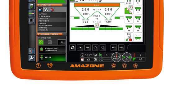 ZA-V AMAPAD An especially comfortable method of controlling agricultural machinery The new dimension in control and monitoring With the AMAPAD operator terminal, AMAZONE offers an entirely new and