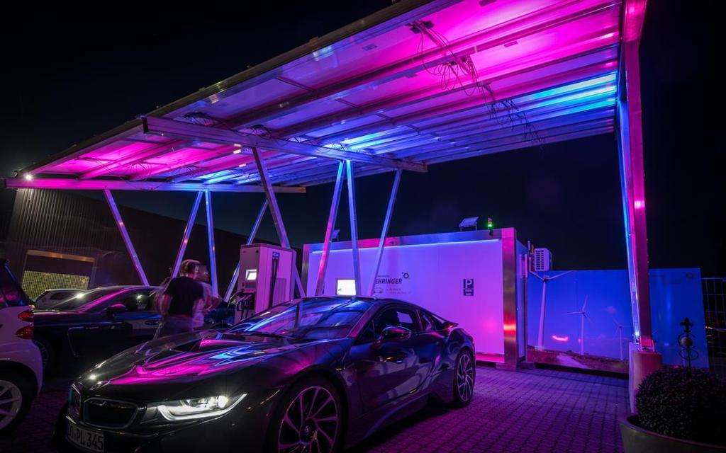Optimisation of renewable use for e-mobility Enabling high power charging without harming