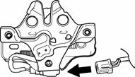 (i) Locate the Hood Switch Pre-wire, Black 2P Connector, and remove the tape securing it. (Fig. 2-8) Pre-wire Tape (j) Remove the Connector Cover from the Hood Switch Pre-wire. (Fig. 2-8) (1) Discard the Connector Cover.