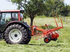 Hook tine + Stabilo = maximum output Due to the unique design of the Lely hook tine, tedders should be able to be used at speeds exceeding 15 km/h.