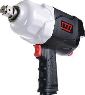 NC-6266 3/4" Twin Hammer Type inlet : 3/8" 6 pieces in one carton DRIVE AIR IMPACT WRENCH Torque output 500ft-lb reached in 5 seconds. Light weight 2.95kg.