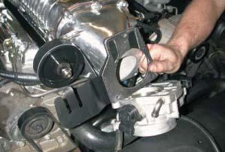Using a small amount of oil or grease, lubricate the O-rings on the fuel