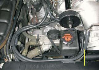 Using the supplied nylon wire ties, tie the throttle body