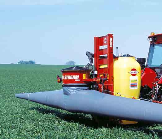 Booms TWIN STREAM The HARDI TWIN is the most proven spraying system in the world and has shown its reliability.
