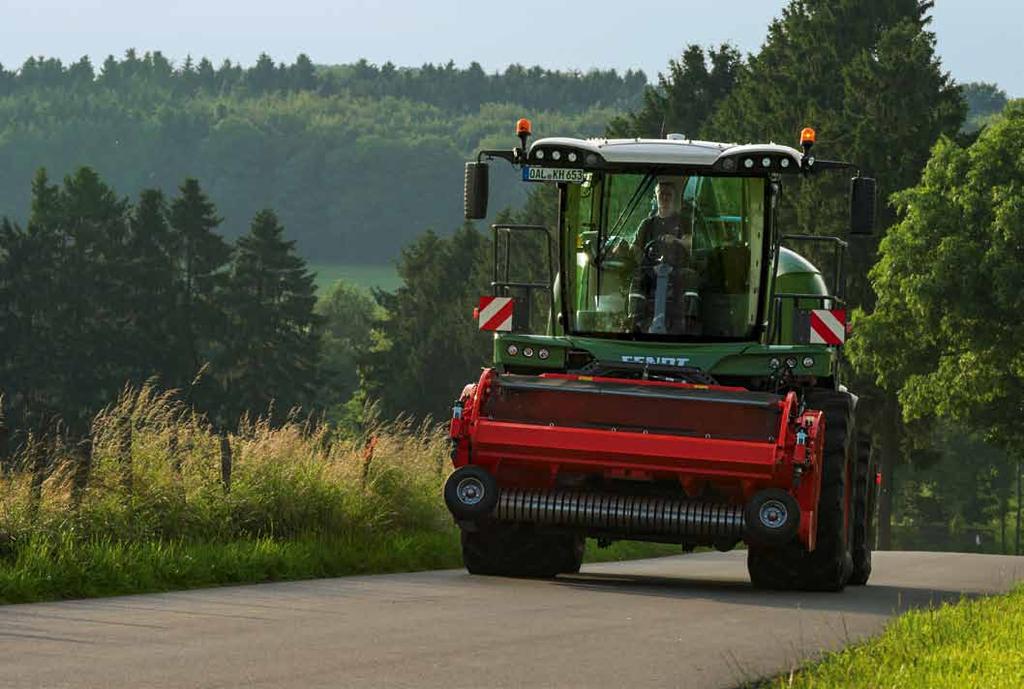 Driveline and vehicle design 28 29 Comfort makes you faster Top manoeuvrability The rear axle of the Fendt Katana has an excellent steering angle.