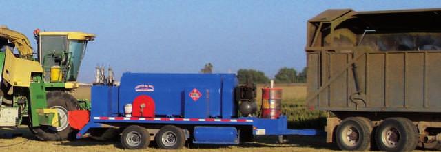 As standard equipment is an integrated air compressor with a large tank.