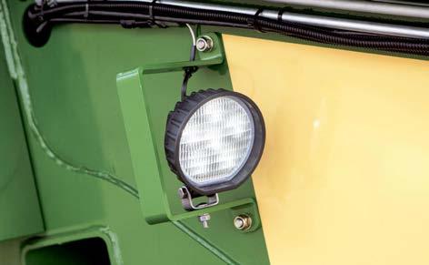 strips Exterior lights KRONE TX forage transport wagons are available with up to four extra lights
