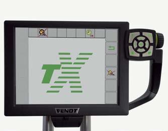 the CCI 1200 ISOBUS terminal or the existing ISOBUS terminal on the tractor.
