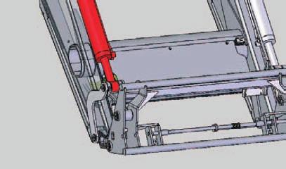 Mechanical selflevelling in addition with Z-Kinematik was available before, but the positioning positioning of the control rod inside the rear lift-arm pillar is a skilfully, creative solution,