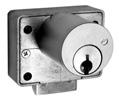 77 850S Deadlatching Drawer Lock Standard function: Spring latch with deadlocking mechanism. Turn lock 90 degrees for door function. Includes: Matching lip strike. Packed 10 per box.