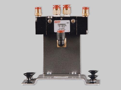 Model 6422 Directional Valve, Double-Air-Pilot Operated This valve consists in a four-way, three-position, doublesolenoid operated, spring-centered, closed-center directional control valve.
