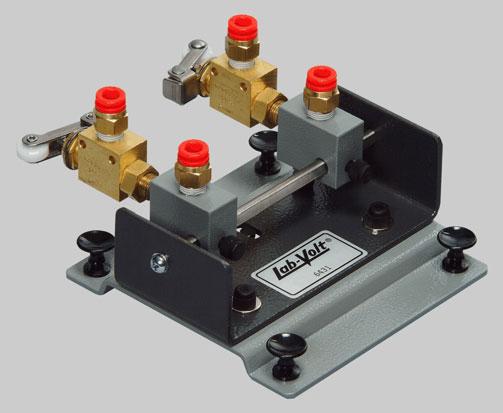 PNEUMATICS TRAINING SYSTEMS Model 6429 Servo Control Valve Model 6431 Directional Valve, Roller Lever Operated The Servo Control Valve provides control of the pressure in proportion to a control
