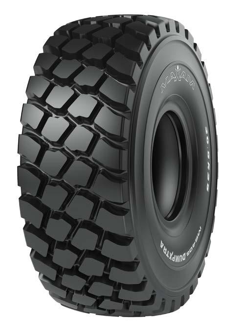 MS405 DUMPXTRA E4/L4 Deep E4/L4 lug pattern combines excellent traction and high resistance to wear and cutting.