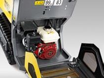 SL-N 3- S-N LORM ULR-OM MNSONS: Ultra-compact dimensions (66 cm), ideal for tight working conditions and passage through standard doorways. RON-N LORM ONR MXR Only 66 cm machine width.
