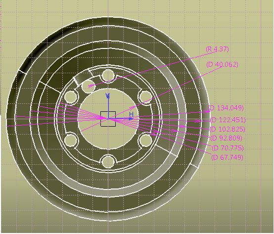 Table 1: Existing wheel hub Stress details Name Type Min Max Stress1 VON: von Mises Stress at Step No: 154.27 0.0030354 Node: 4547 154.27 Node: 616 Modify the inner diameter of D39.78mm-D7.