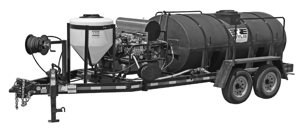 Express Trailer Frame EXP-0-HOTG,0 Gallon w/gas engine hot pressure washer See Pressure Washer manual for pressure washer parts 8 9 0 9 See Page 9, 0 For Plumbing Breakdown 8 Axles & Hubs on Page