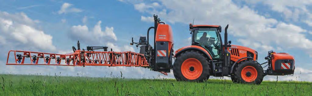A COMPLETE RANGE OF MOUNTED FIELD SPRAYERS Kubota now offers a complete range of mounted sprayers.