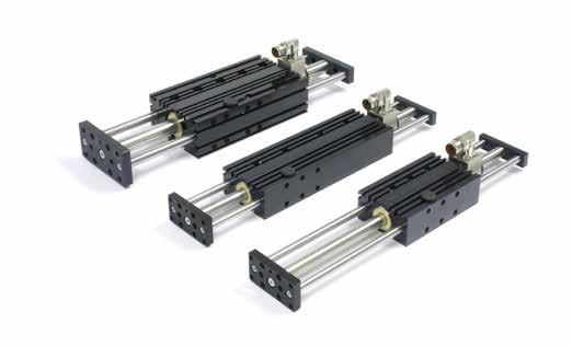 LinMot Linear Guides LinMot Linear Guides are compact guide units with integrated ball bearings or plain bushings, for operating LinMot linear motors with standard or heavy duty sliders.