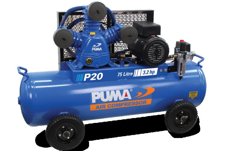 240 Volt Air Compressors Puma 240 Volt air compressors have remained ever popular in Australia for over 30 years due to their proven reliability