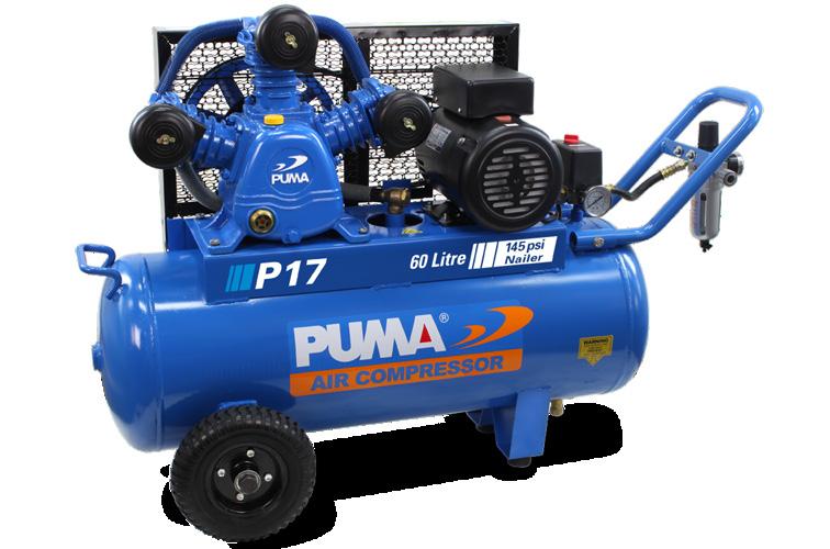 2 kw (3 hp) Pump Displacement 255 L/min (9.0 cfm) 270 L/min (9.5 cfm) 400 L/min (14.1 cfm) Free Air Delivery 170 L/min (6.0 cfm) 200 L/min (7.