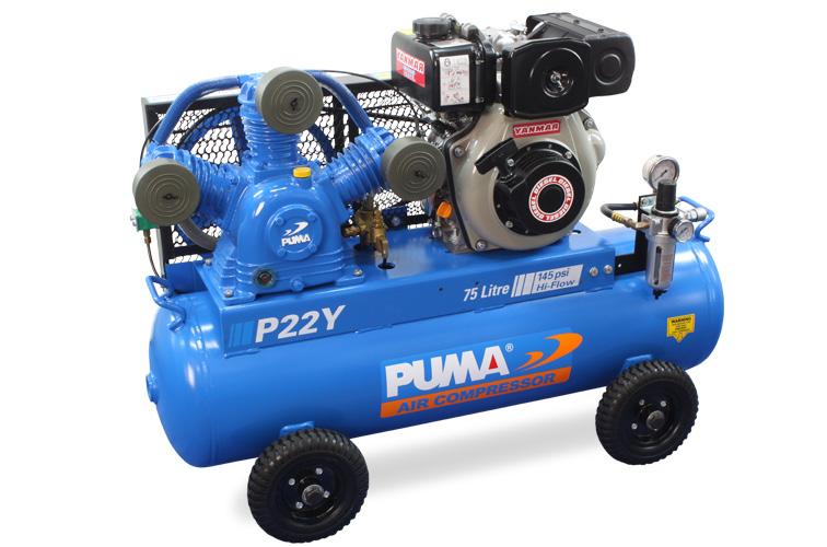 Yanmar Diesel Air Compressors Puma air compressors are now available in Australia powered