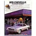 95 Literature Sales Brochures 73 Chevelle/Malibu Dealer Sales Brochure 1973 Chevelle & Malibu dealer sales brochure.