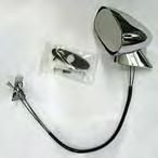 replacement. DM70058 $40.95 DA30043 $85.95 70-72 Chrome LH Remote Side Mirror 1970-1972 reproduction Chevelle & Malibu sport mirror assembly, includes cable controls. Chrome finish.