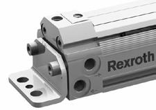 Bosch Rexroth AG Pneumatics Series RTC Rodless cylinder, Series RTC-BV Ø 16-80 mm; double-acting; with magnetic piston; integrated guide; Basic Version; cushioning: pneumatic, adjustable 4 Rodless