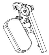 LEGREST PAIRS/FOOTREST FOOTREST HANGER TYPE / PAIRS ASD0503 ASD0533 ASD0531 VARI F : Angle adjustable legrest hanger (swing away and detachable) (adjustable via tools 0-70 ) : knee to heel length