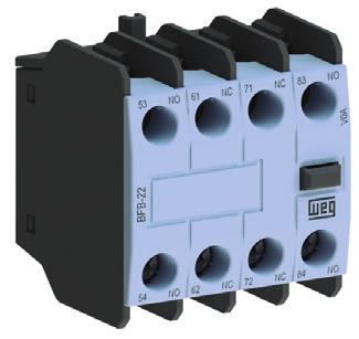 Contactors Overload Low Voltage Industrial Controls Accessories and Spare Parts Front Mounted Auxiliary Contact Blocks For use with CWB9...38 Max.