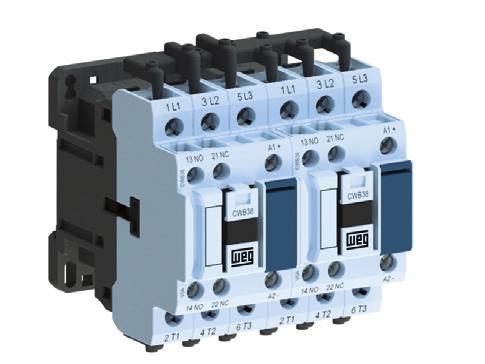 00 Overload Easy Connection Busbars for Reversing Starters UL Certification pending For use with K = K2 Maximum rated