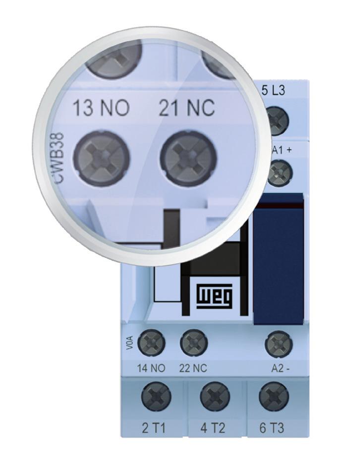 DC Coils with no Inrush Pick-Up Current DC coils allow direct control of CWB contactors via PLC or digital outputs of devices such as VFDs or Soft-Starters without the need of interposing